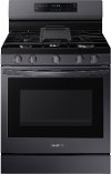 NX60A6711SG Samsung Gas Range with Air Fry, Convection, and WiFi - 30-Inch, 6 cu. ft. Black Stainless Steel