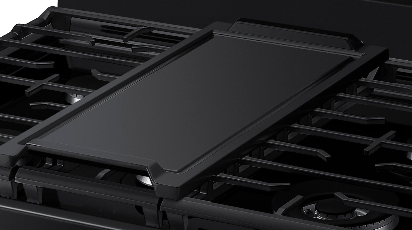 NX60A6711SG Samsung Gas Range with Air Fry, Convection, and WiFi - 30-Inch, 6 cu. ft. Black Stainless Steel-6