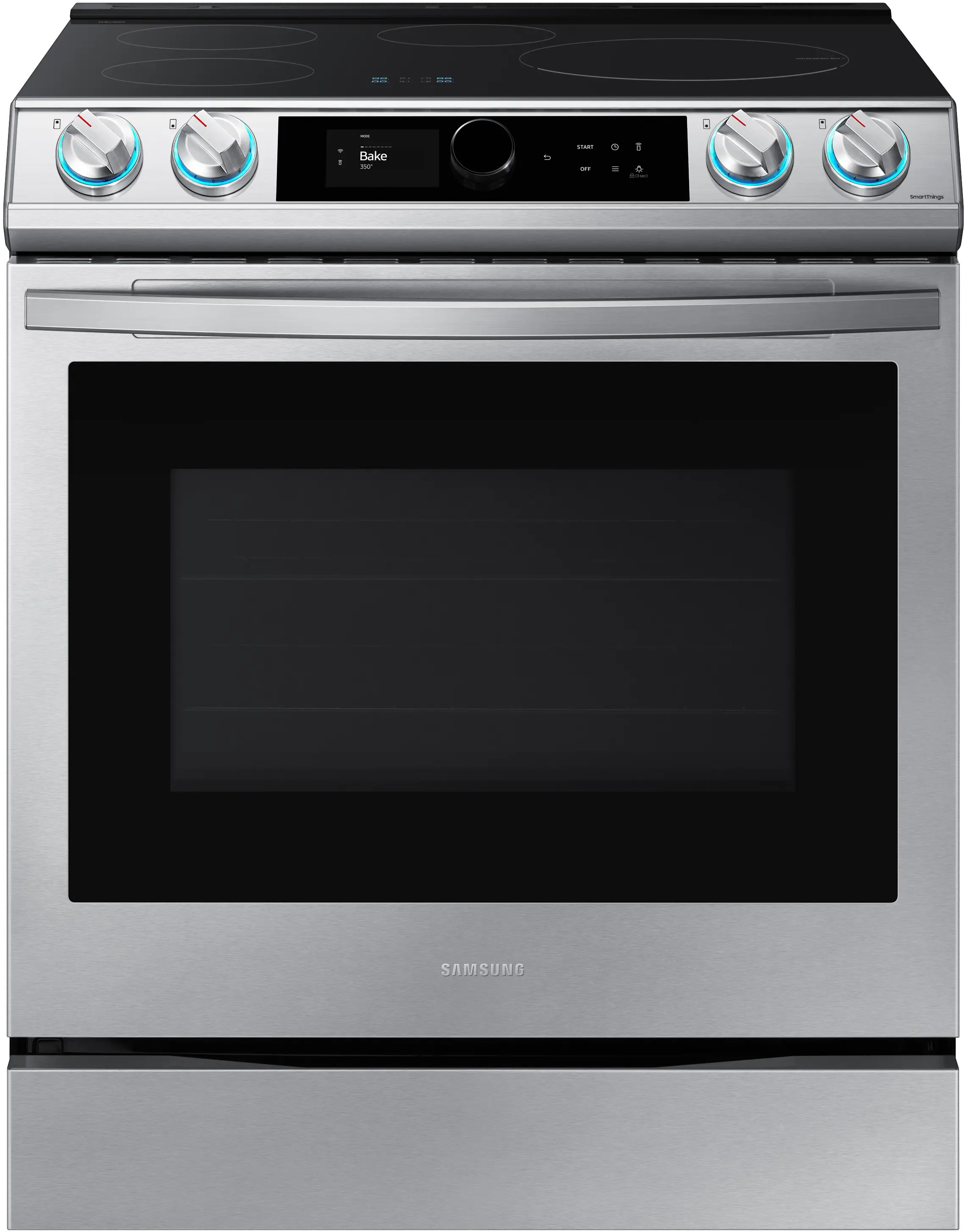 NE63T8911SS Samsung 30 Inch Smart Induction Range with Convection and Air Fry - 6.3 cu. ft. Stainless Steel-1