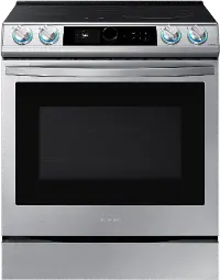 NE63T8911SS Samsung 30 Inch Smart Induction Range with Convection and Air Fry - 6.3 cu. ft. Stainless Steel