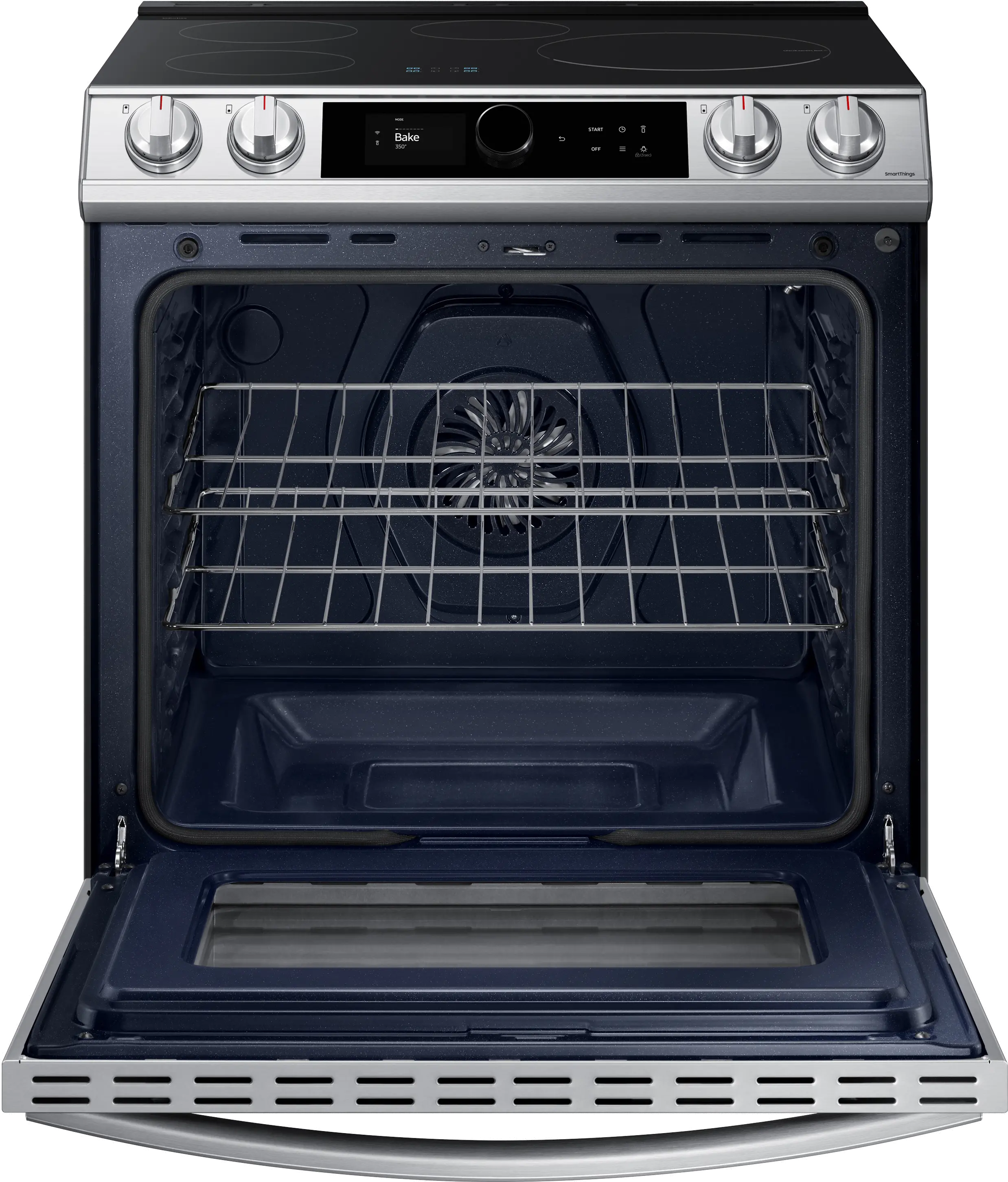 NE63T8911SS Samsung 30 Inch Smart Induction Range with Convection and Air Fry - 6.3 cu. ft. Stainless Steel-2