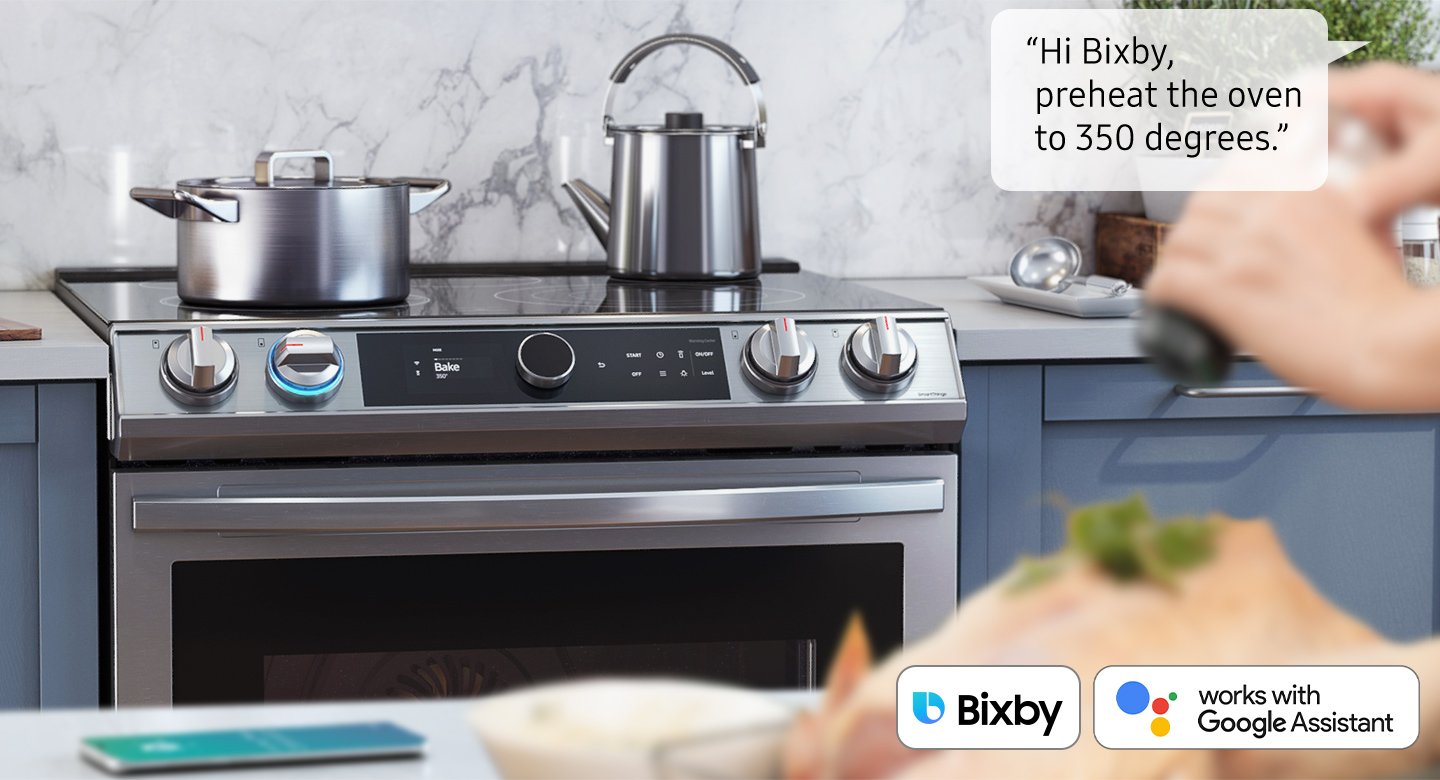 NE63T8911SS Samsung 30 Inch Smart Induction Range with Convection and Air Fry - 6.3 cu. ft. Stainless Steel-7