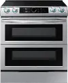 NE63T8951SS Samsung 6.3 cu ft Double Oven Induction Range - Stainless Steel