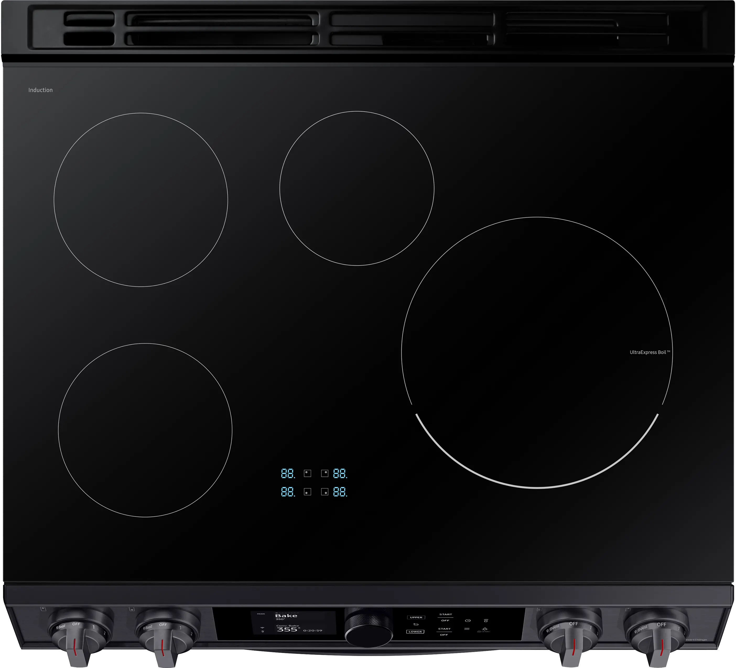 NE63T8951SG Samsung Smart Induction Range - Black Stainless Steel-3