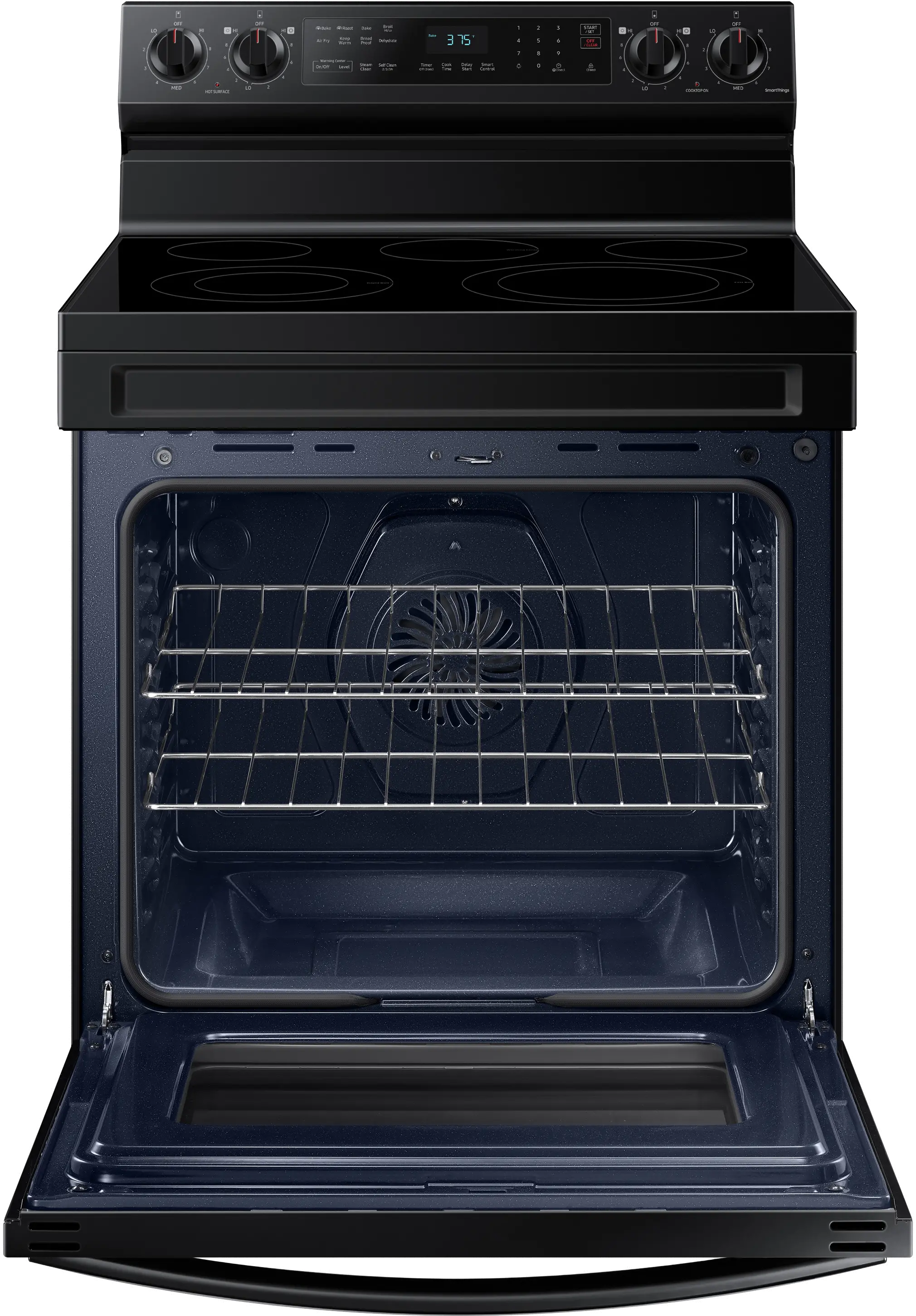 NE63A6511SB Samsung 6.3 cu ft Electric Range - Black-2