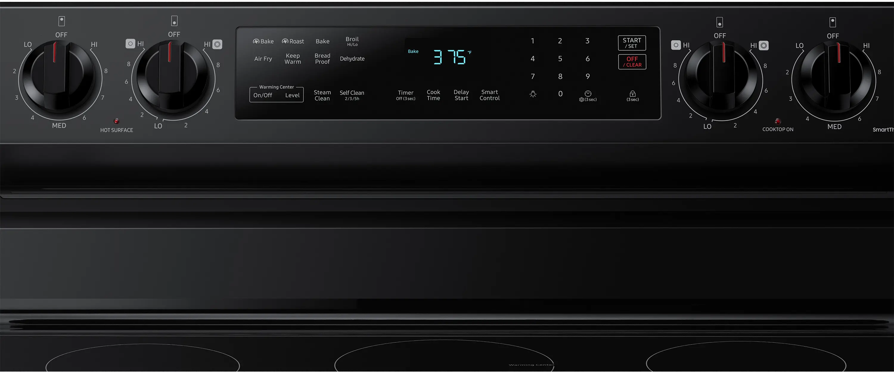 NE63A6511SB Samsung 6.3 cu ft Electric Range - Black-4