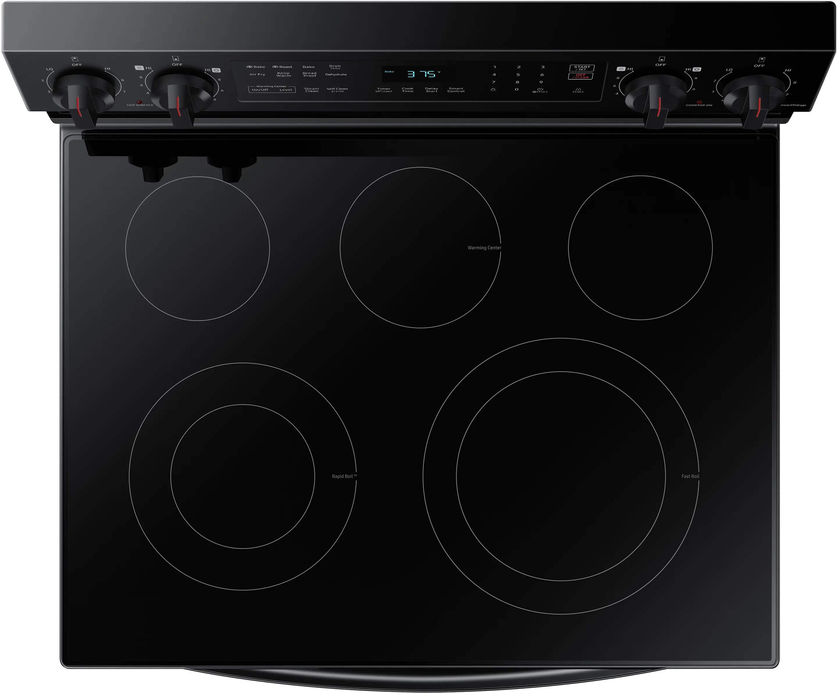 NE63A6511SB Samsung 6.3 cu ft Electric Range - Black-6