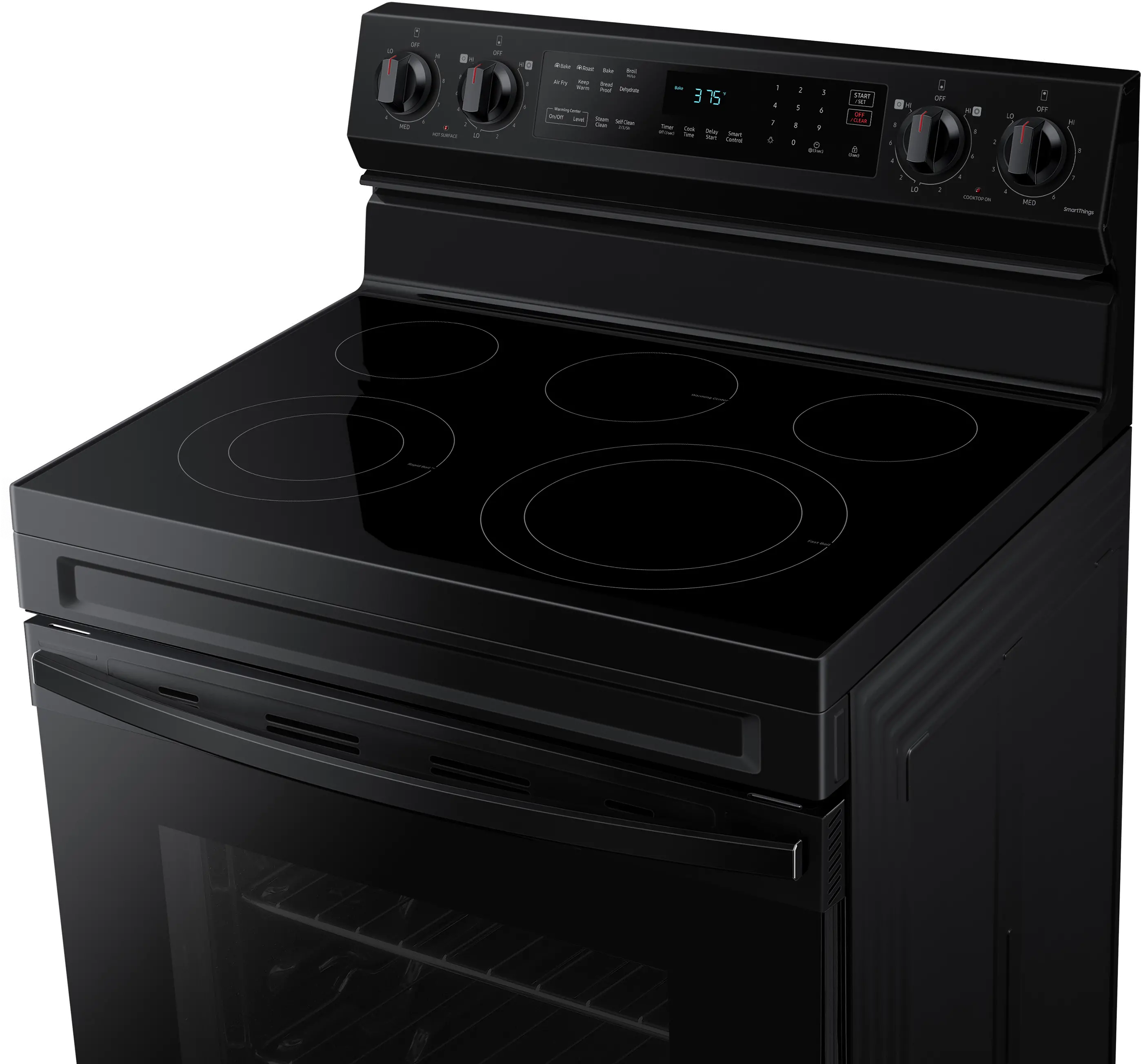 NE63A6511SB Samsung 6.3 cu ft Electric Range - Black-7