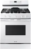 NX60A6511SW Samsung 6 cu ft Gas Range - White