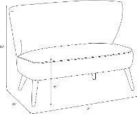 9806ZMRSQ Modern Rose Quartz Pink Curved Loveseat-7