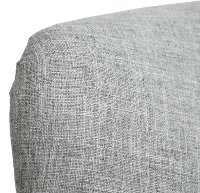 9806ZMPMC Modern Pumice Gray Curved Loveseat-6