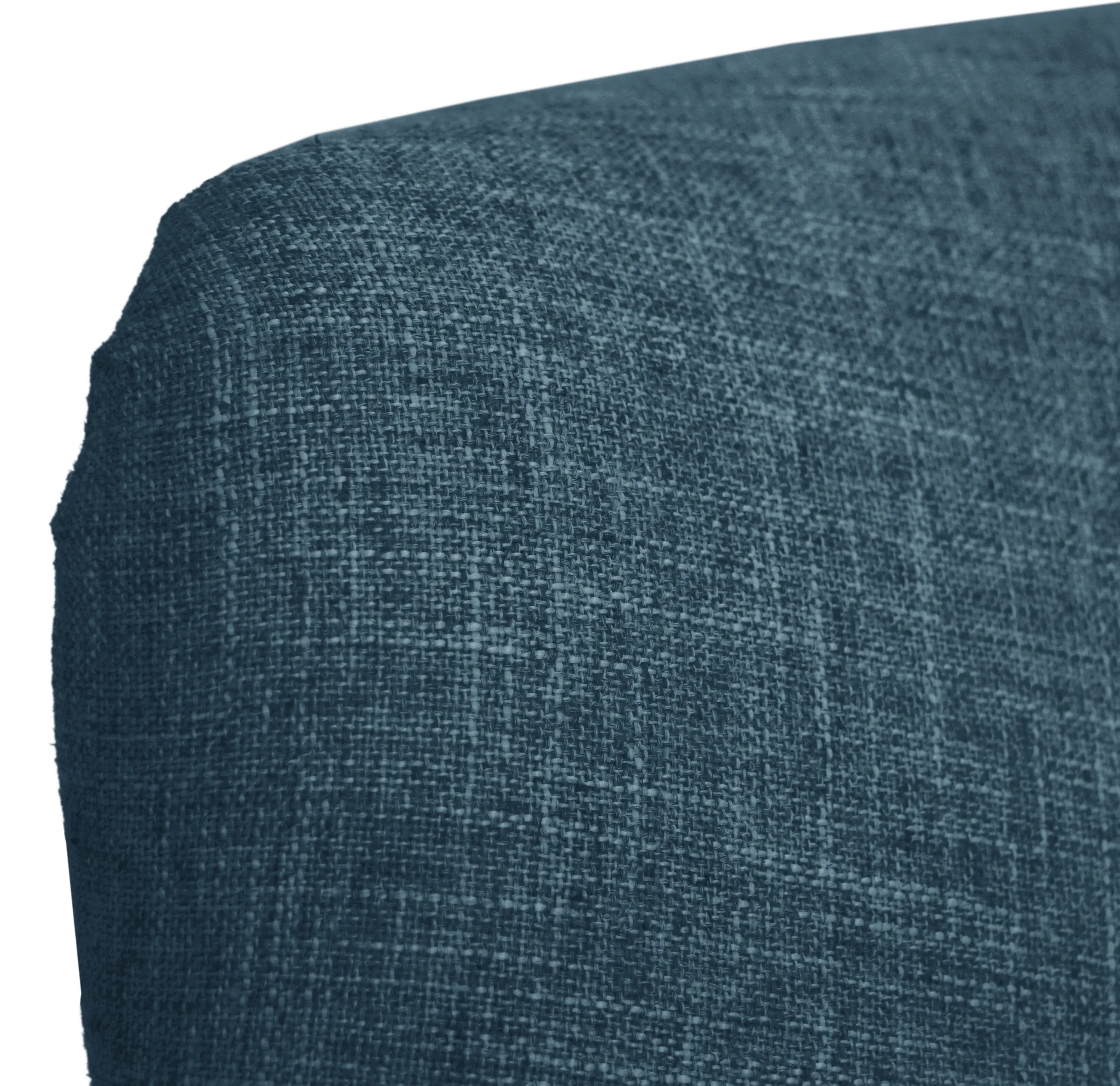 9806ZMNV Modern Navy Blue Curved Loveseat-5