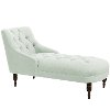3606LNNSWDBL Swedish Blue Tufted Settee