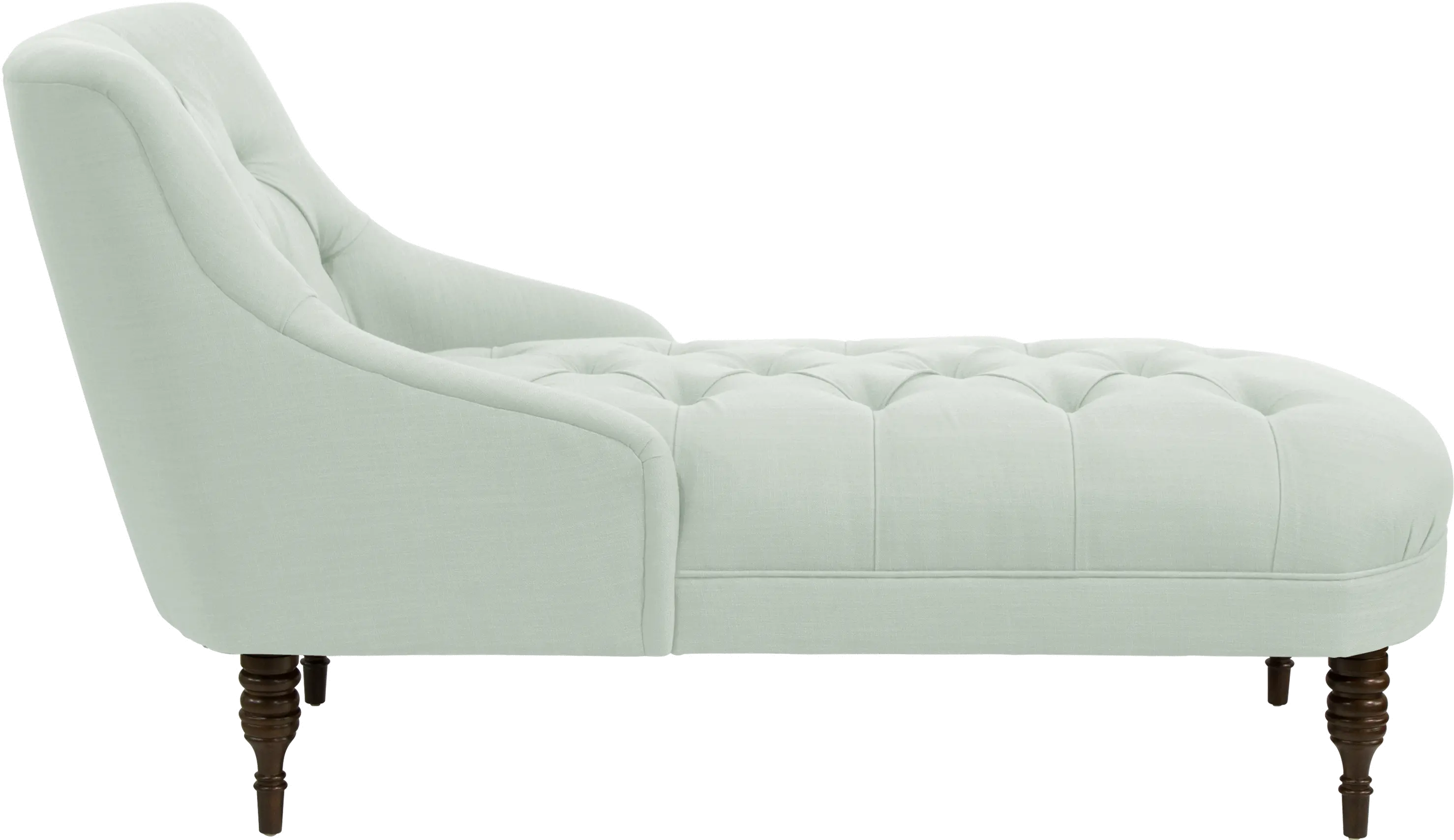 3606LNNSWDBL Swedish Blue Tufted Settee-3