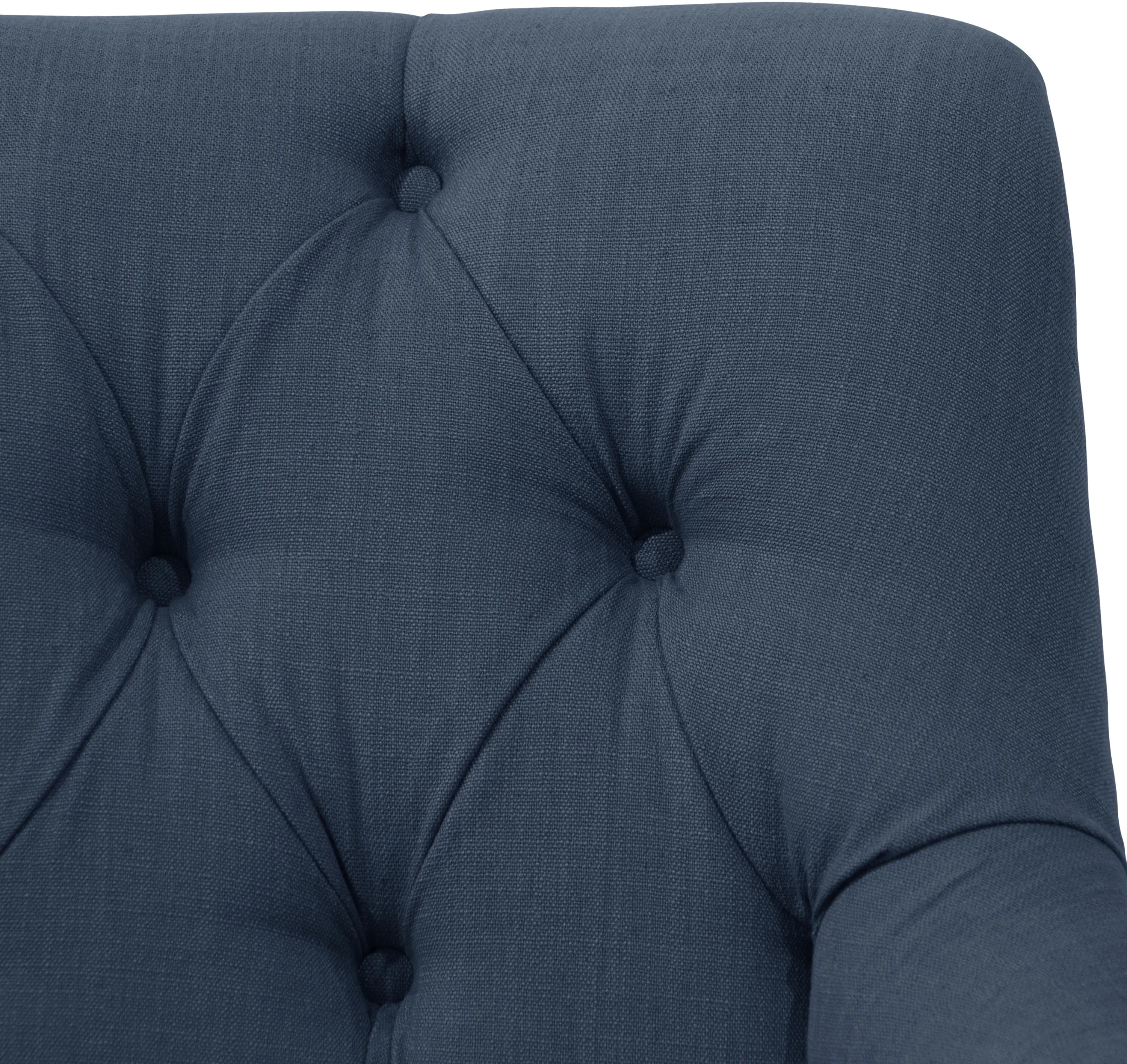 3606LNNNV Navy Tufted Settee-4