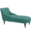 3606LNNLGN Laguna Turquoise Tufted Settee