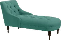 3606LNNLGN Laguna Turquoise Tufted Settee