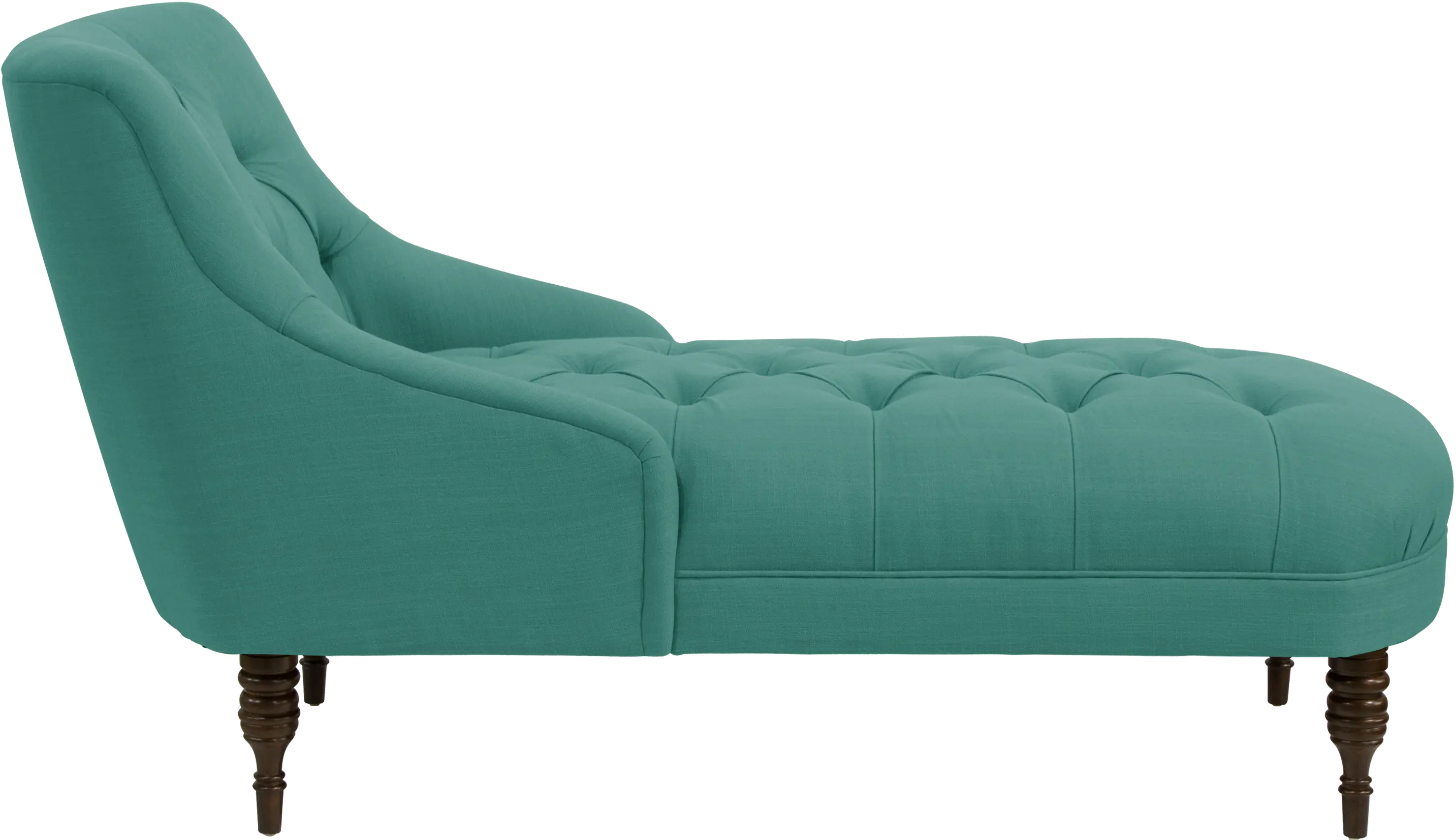 3606LNNLGN Laguna Turquoise Tufted Settee-3
