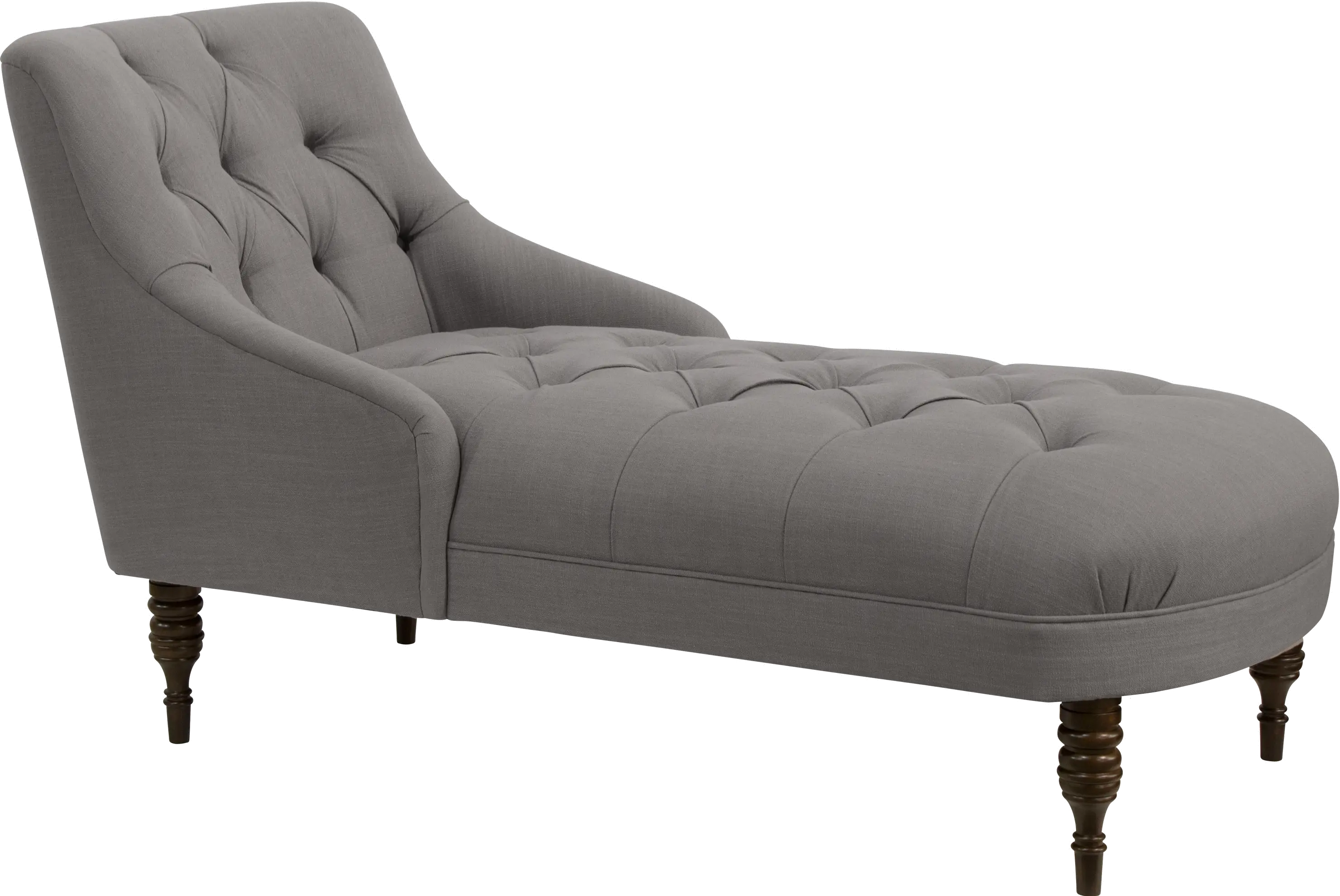 3606LNNGR Grey Tufted Settee-1
