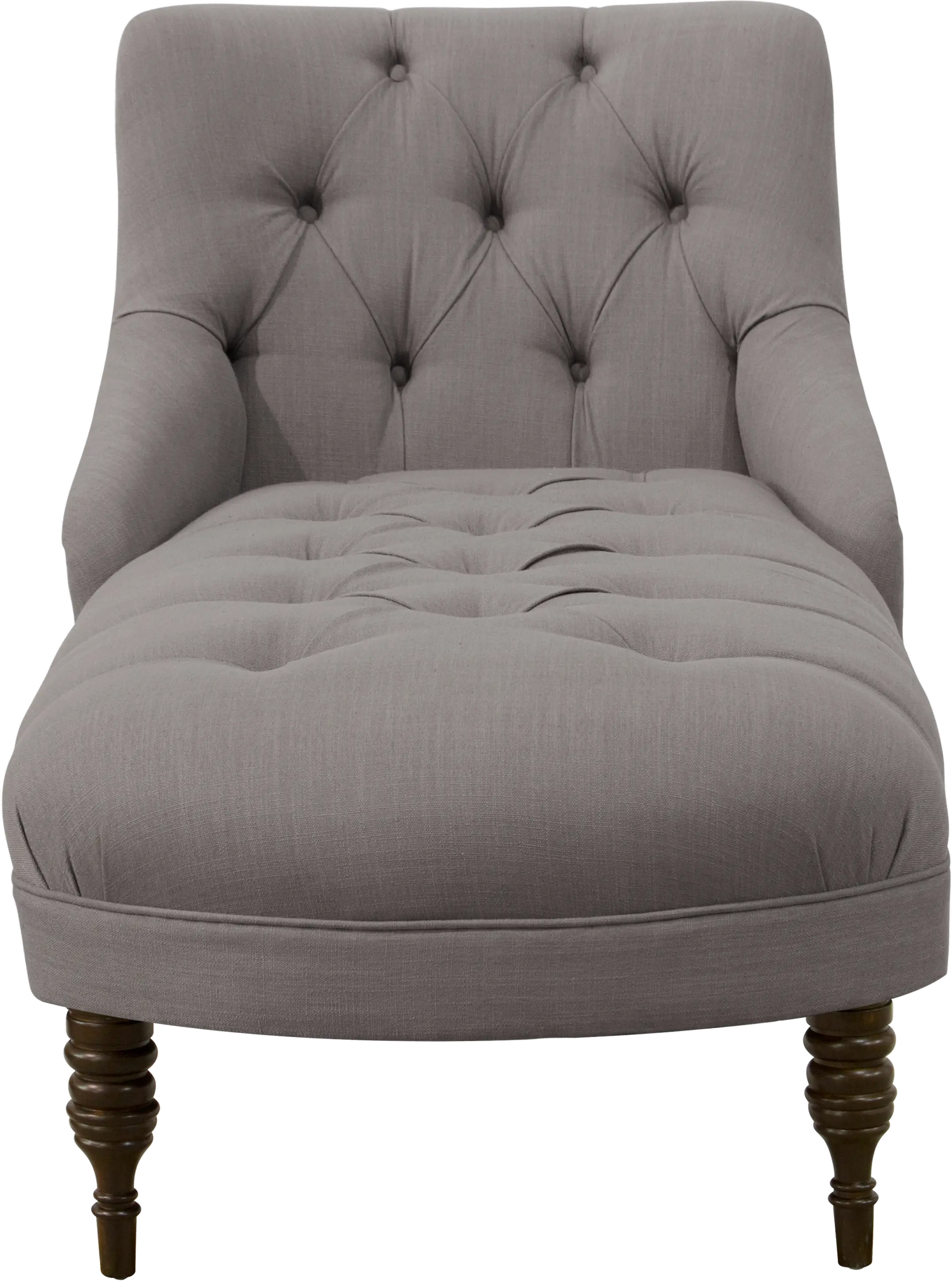 3606LNNGR Grey Tufted Settee-2