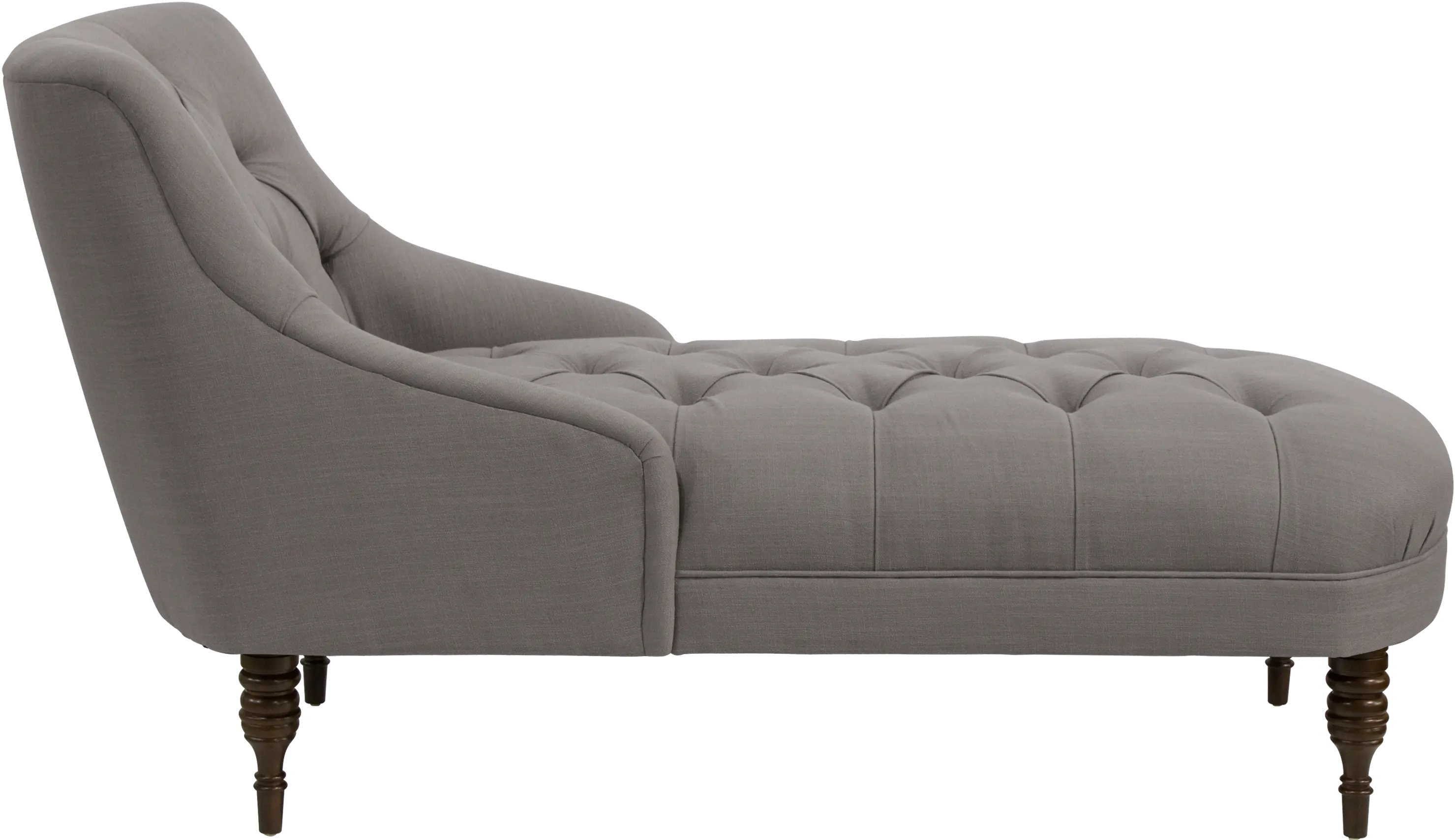 3606LNNGR Grey Tufted Settee-3