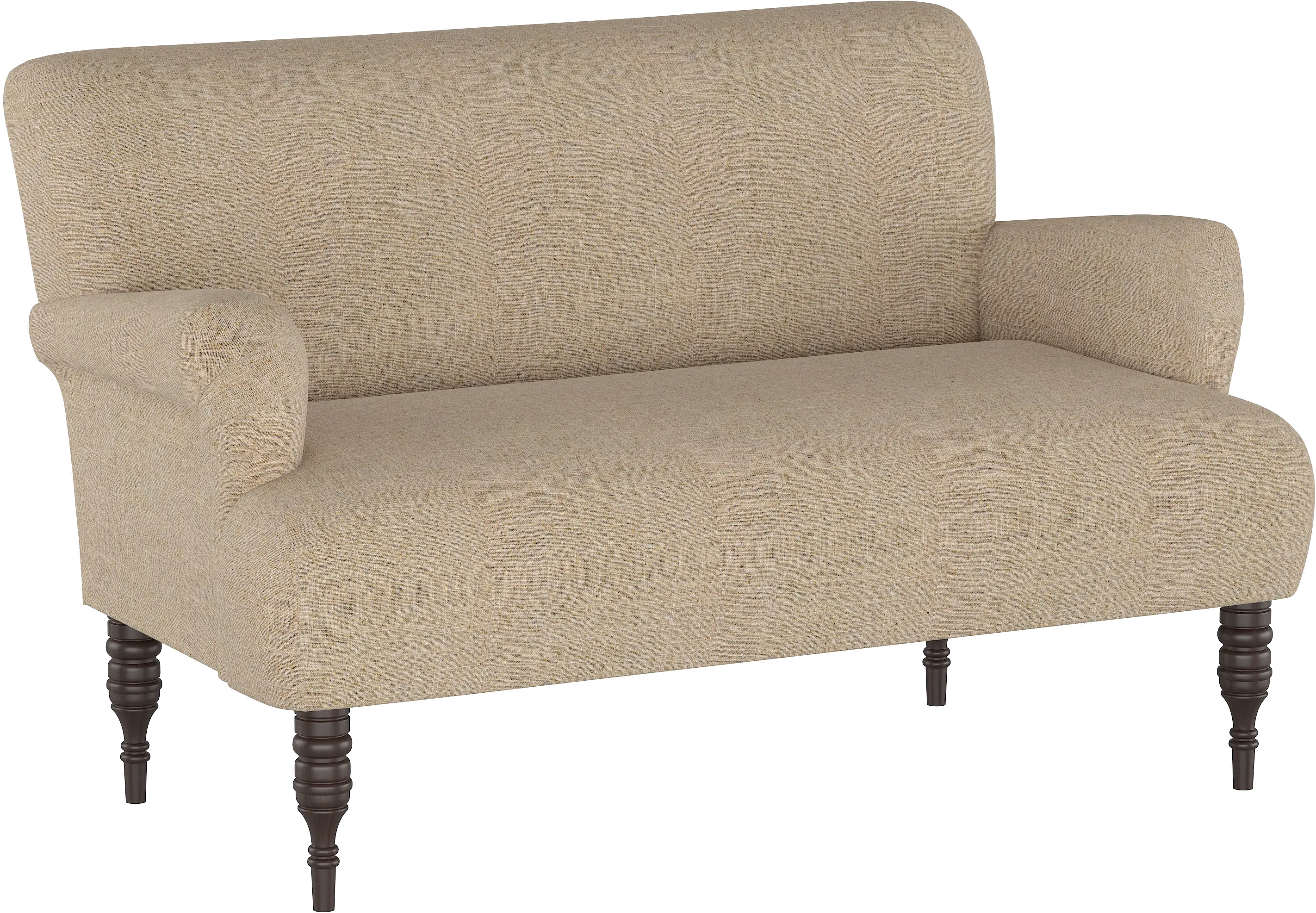9506LNNSND Sandstone Rounded Arm Settee-1