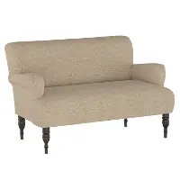9506LNNSND Sandstone Rounded Arm Settee