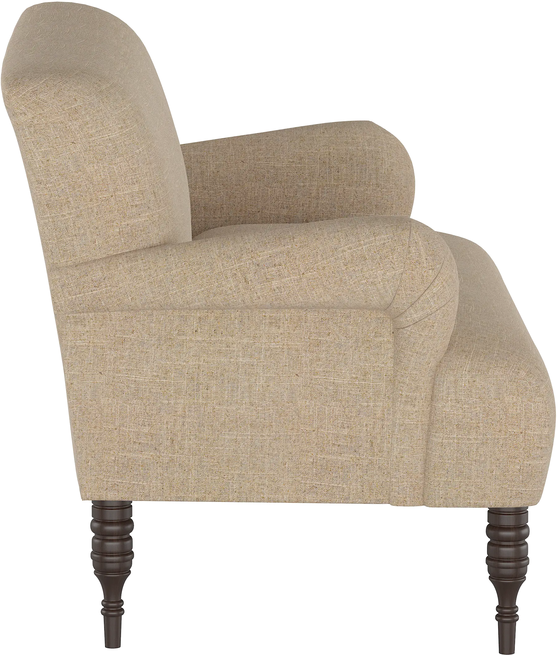 9506LNNSND Sandstone Rounded Arm Settee-3