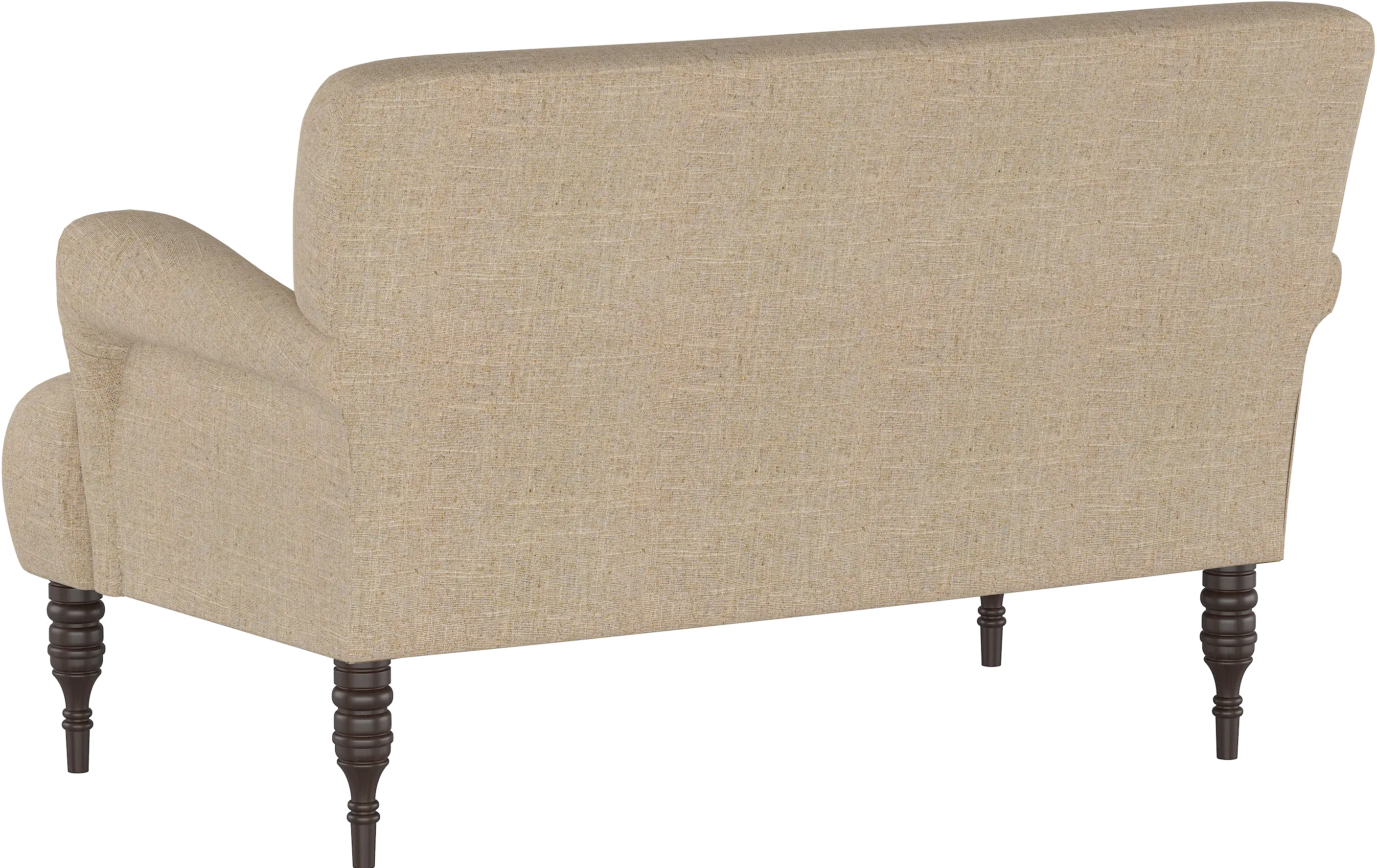 9506LNNSND Sandstone Rounded Arm Settee-4