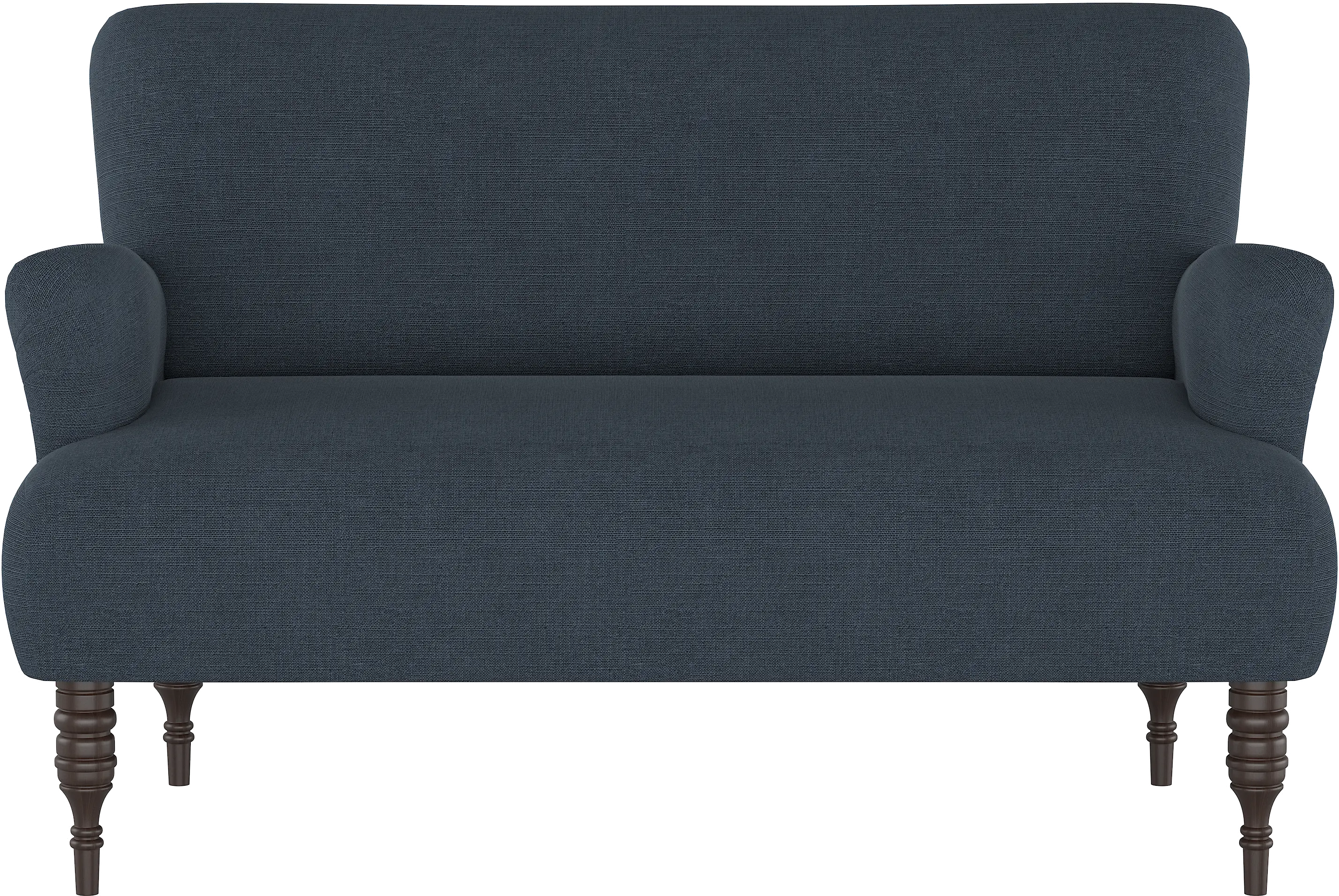 9506LNNNV Navy Rounded Arm Settee-2