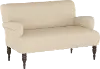 9506LNNLNN Clara Linen Tan Settee - Skyline Furniture