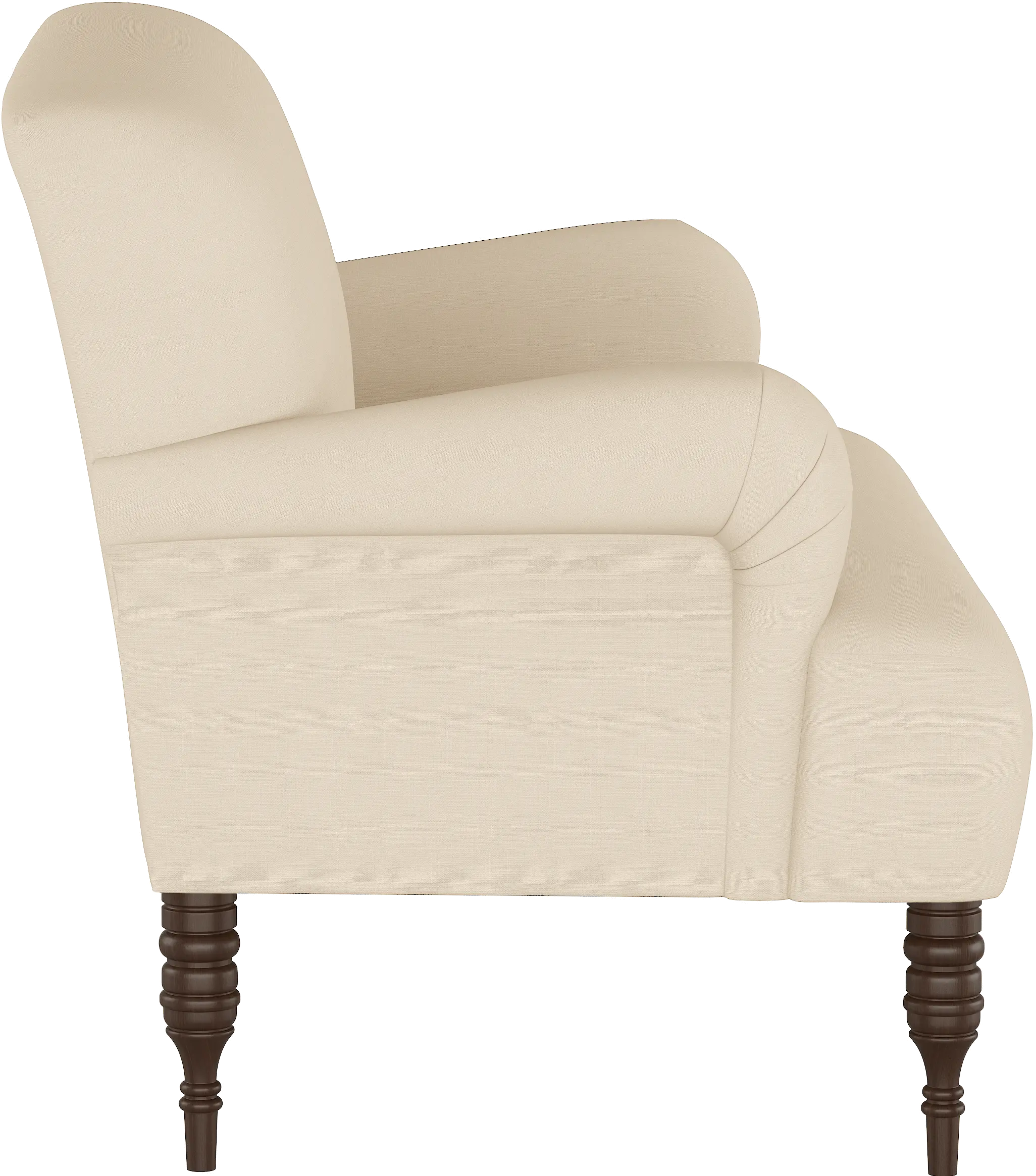 9506LNNLNN Linen Tan Rounded Arm Settee-3