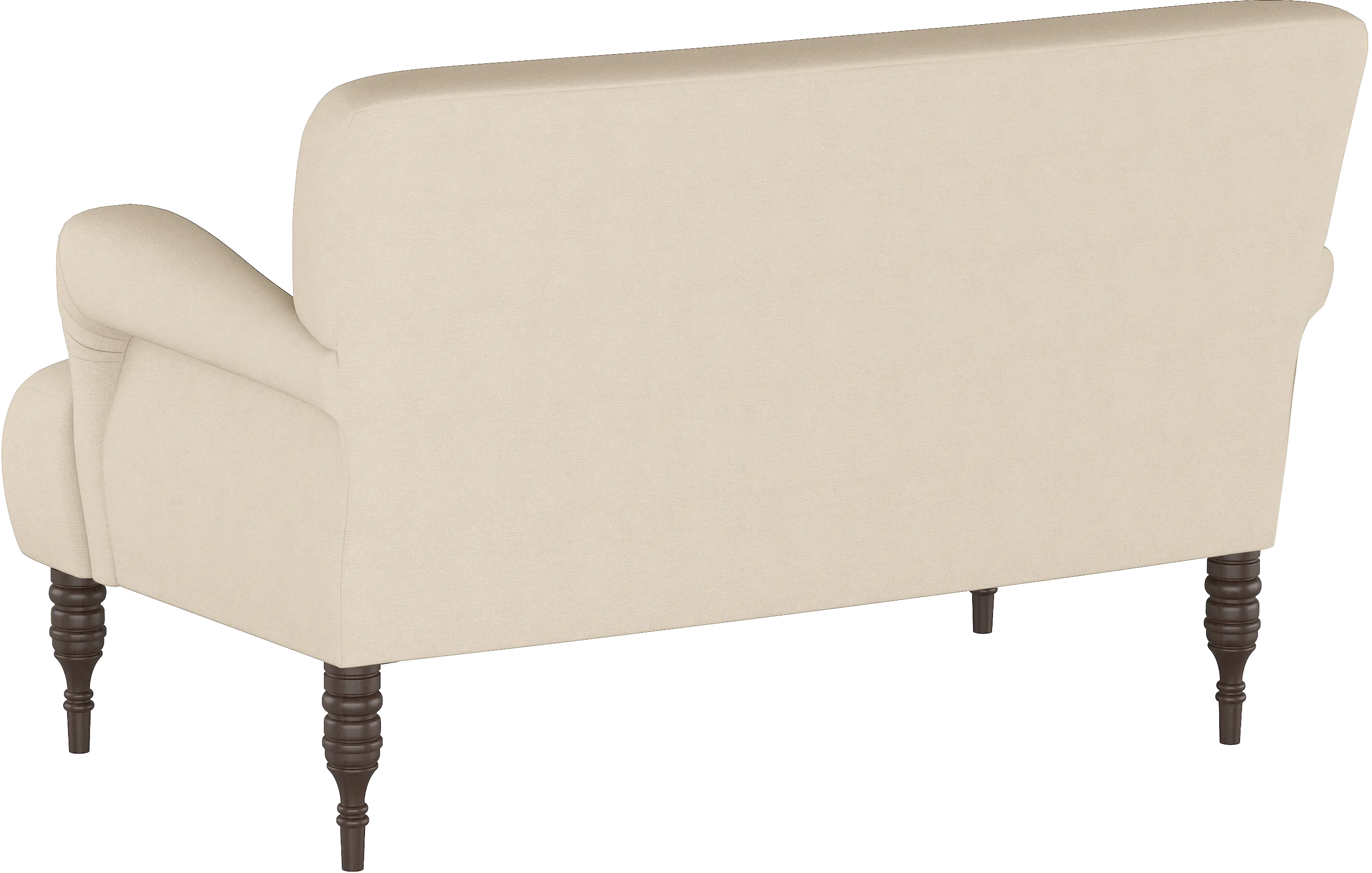 9506LNNLNN Linen Tan Rounded Arm Settee-4