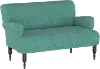 9506LNNLGN Clara Laguna Turquoise Settee - Skyline Furniture