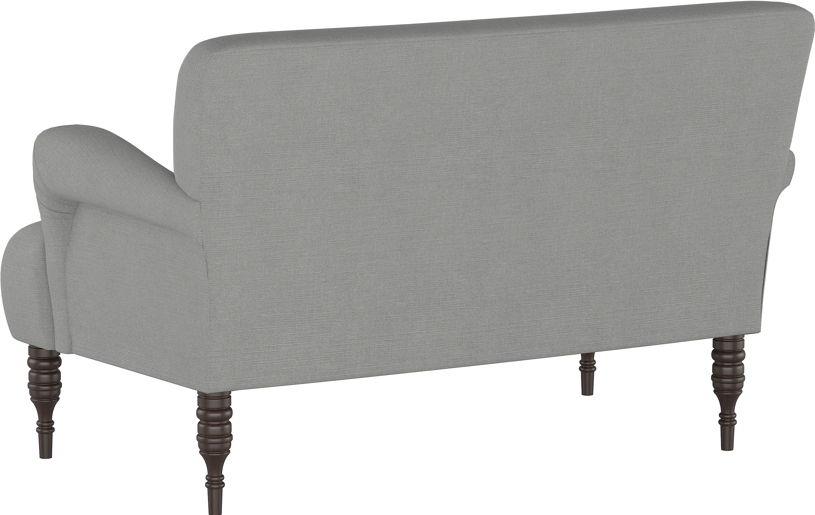 9506LNNGR Grey Rounded Arm Settee-4