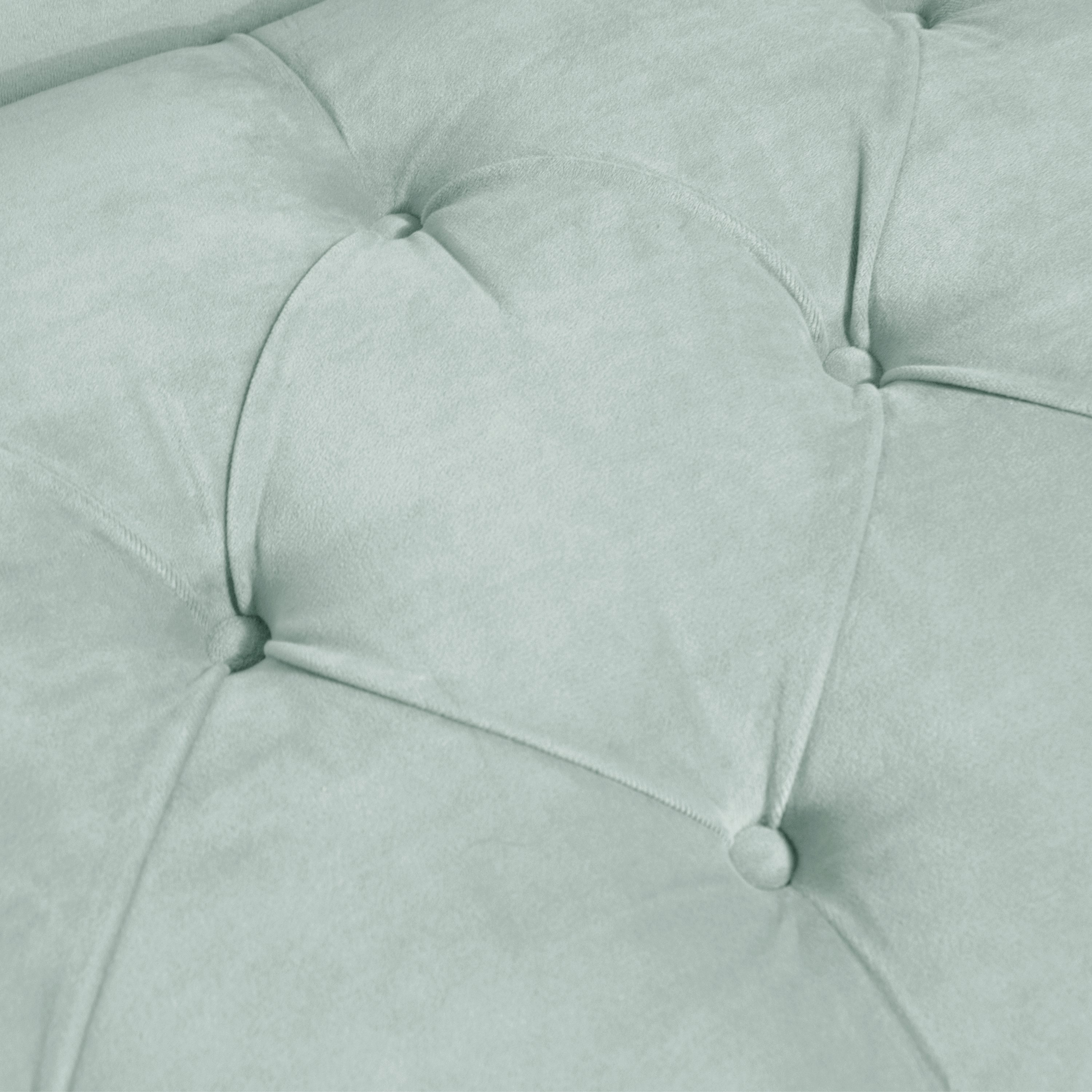 8087VLVPL Traditional Velvet Pool Blue Single Arm Chaise-4