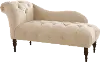 8087VLVPRL Carmen Velvet Pearl Single Arm Chaise - Skyline Furniture