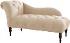 8087VLVPRL Velvet Pearl Single Arm Chaise