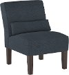 5705LNNNV Navy Armless Chair