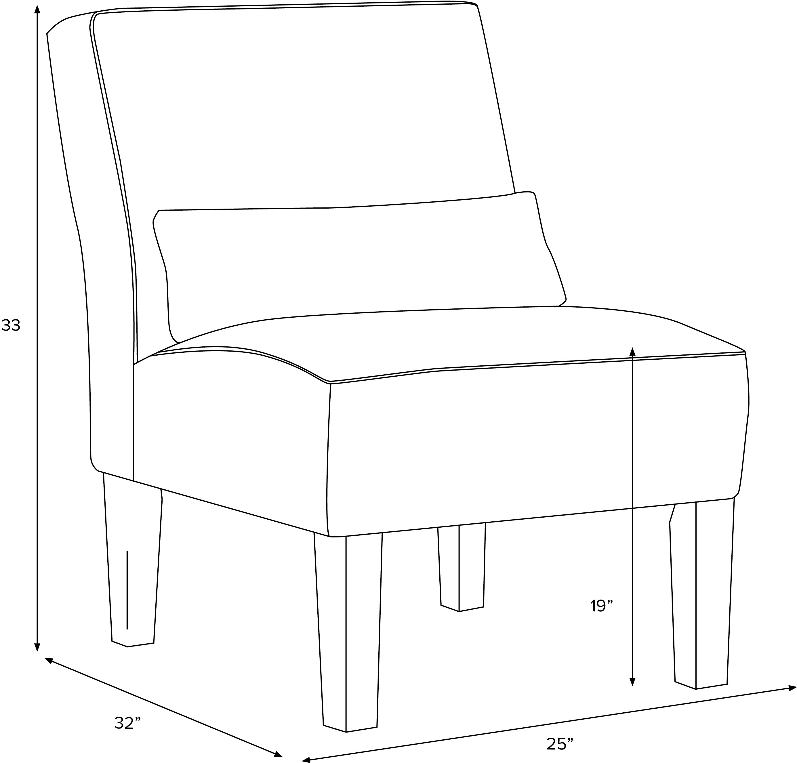 5705BRDSMR Bird Watcher Armless Chair-7