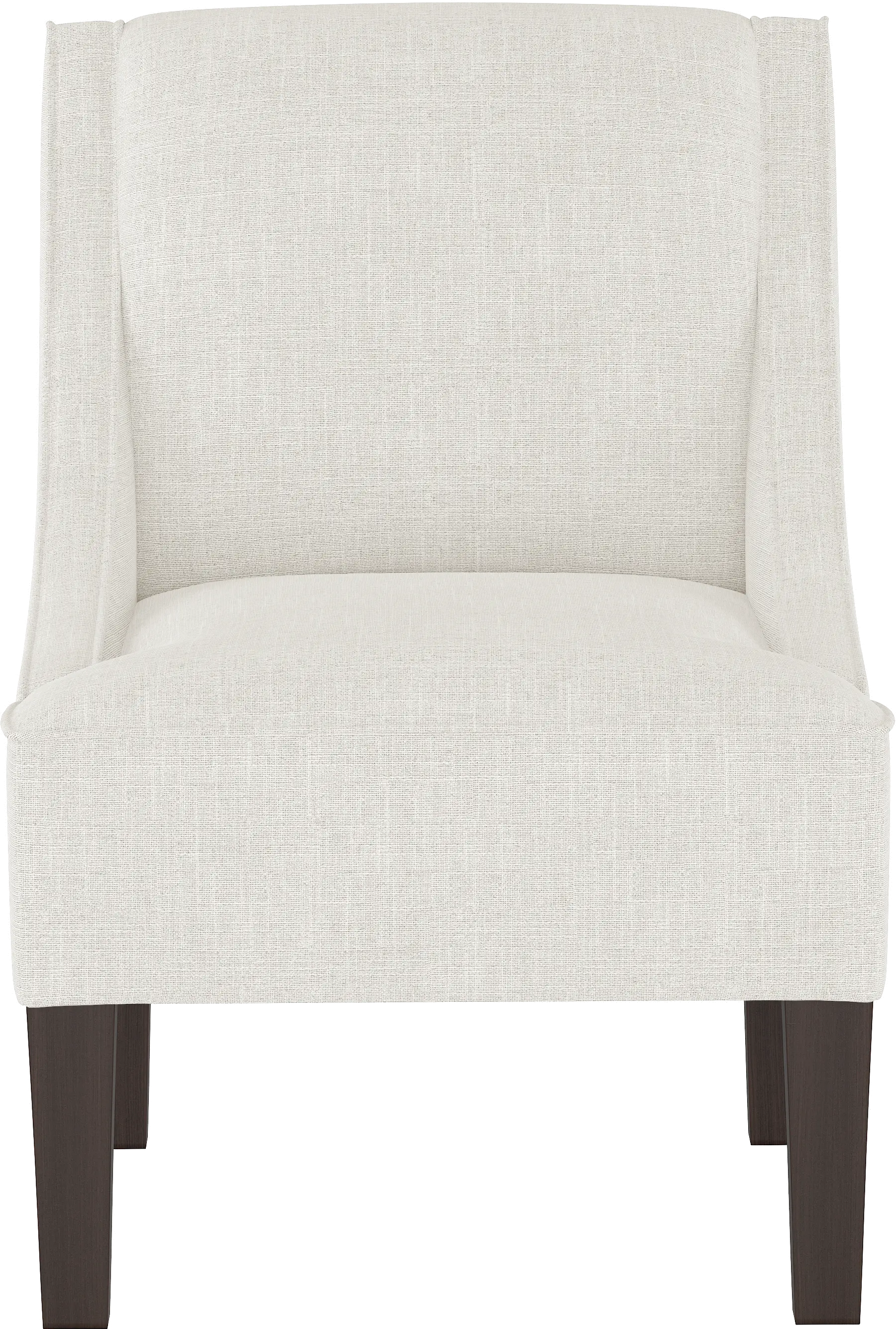 72-1ZMWHT Swoop White Arm Chair-2