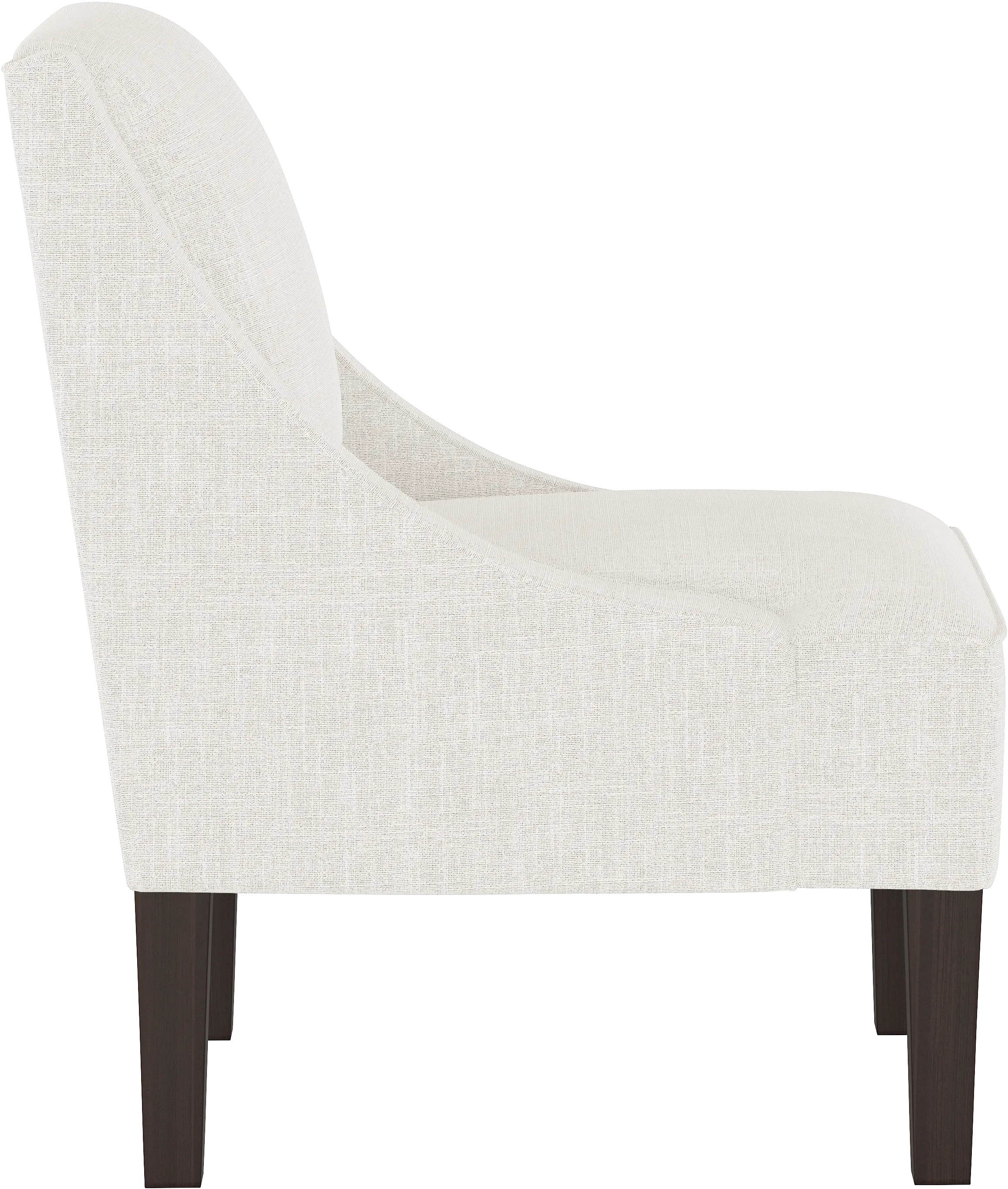 72-1ZMWHT Swoop White Arm Chair-3