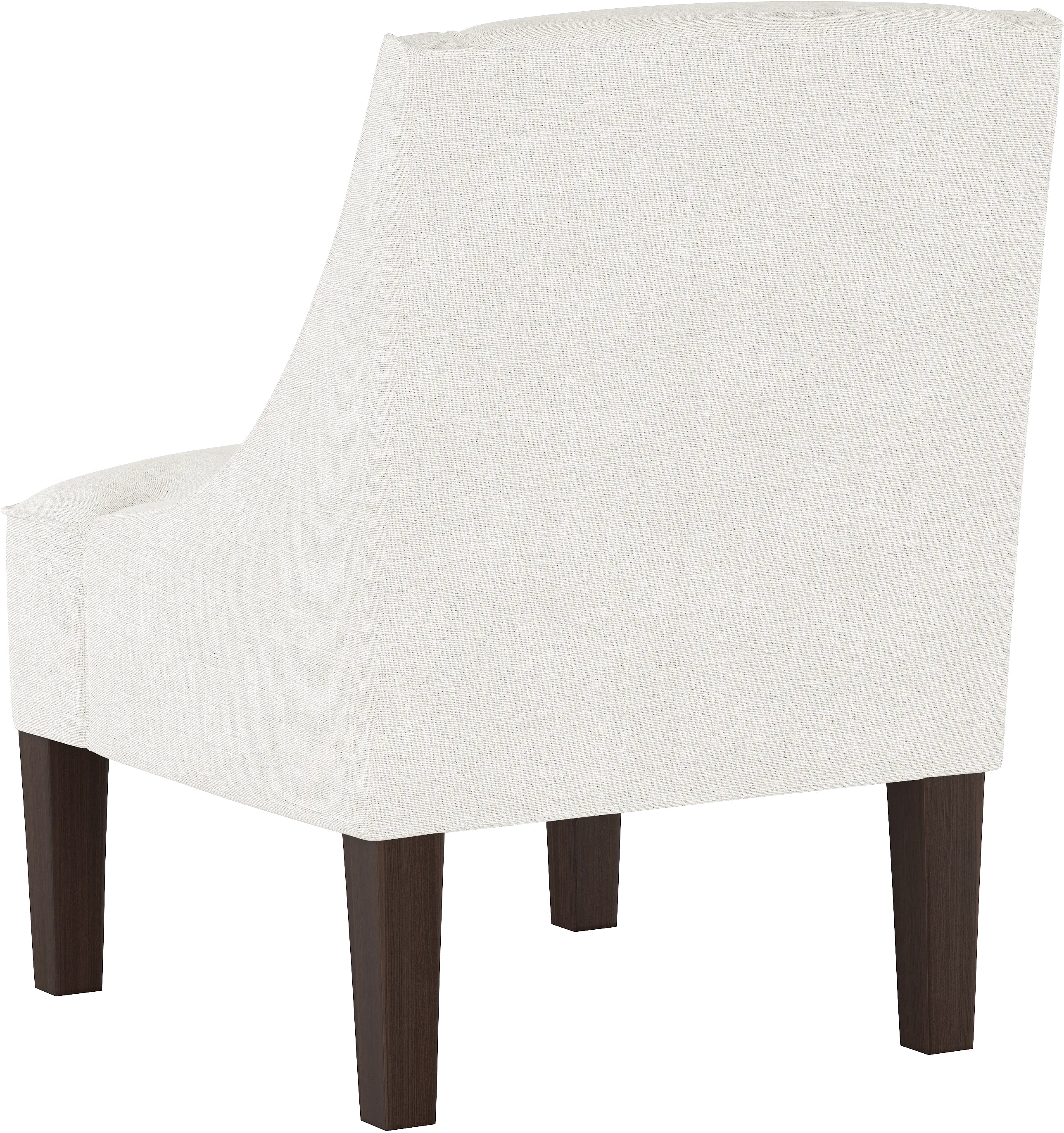 72-1ZMWHT Swoop White Arm Chair-4