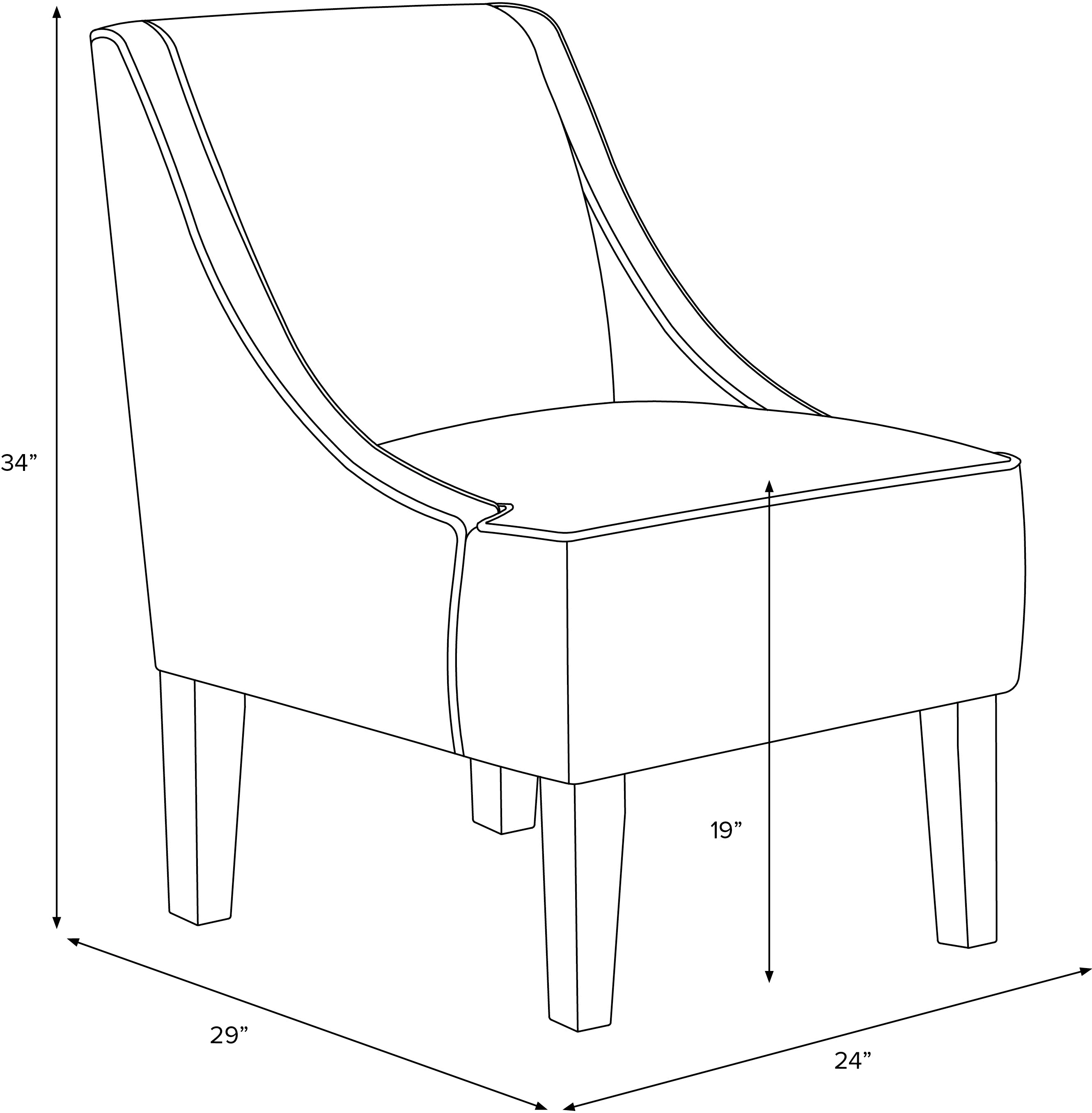 72-1ZMWHT Swoop White Arm Chair-7