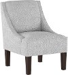 72-1ZMPMC Pumice Gray Swoop Arm Chair