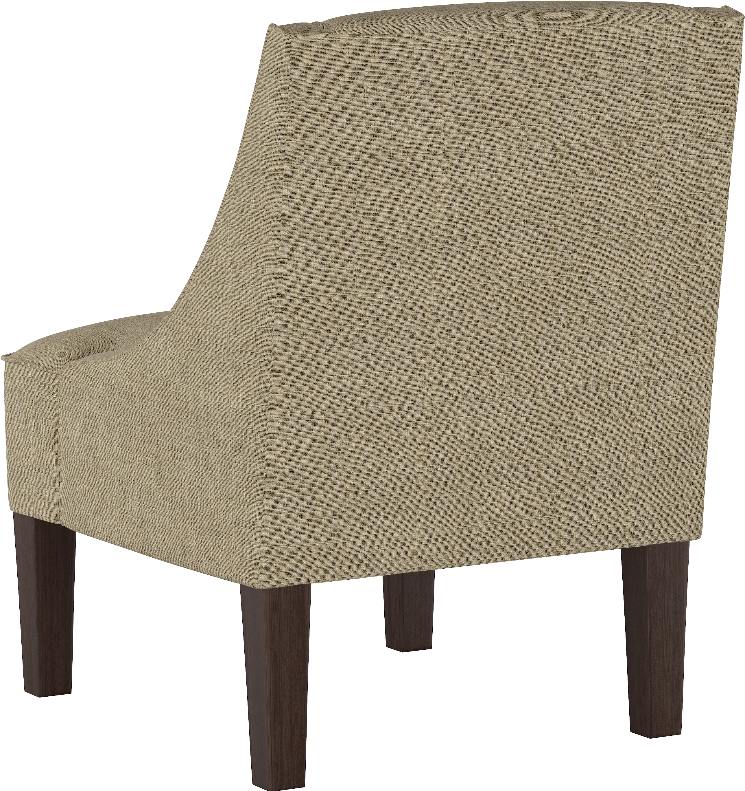 72-1ZMLNN Linen Tan Swoop Arm Chair-4