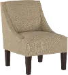 72-1ZMLNN Parker Tan Swoop Arm Accent Chair - Skyline Furniture
