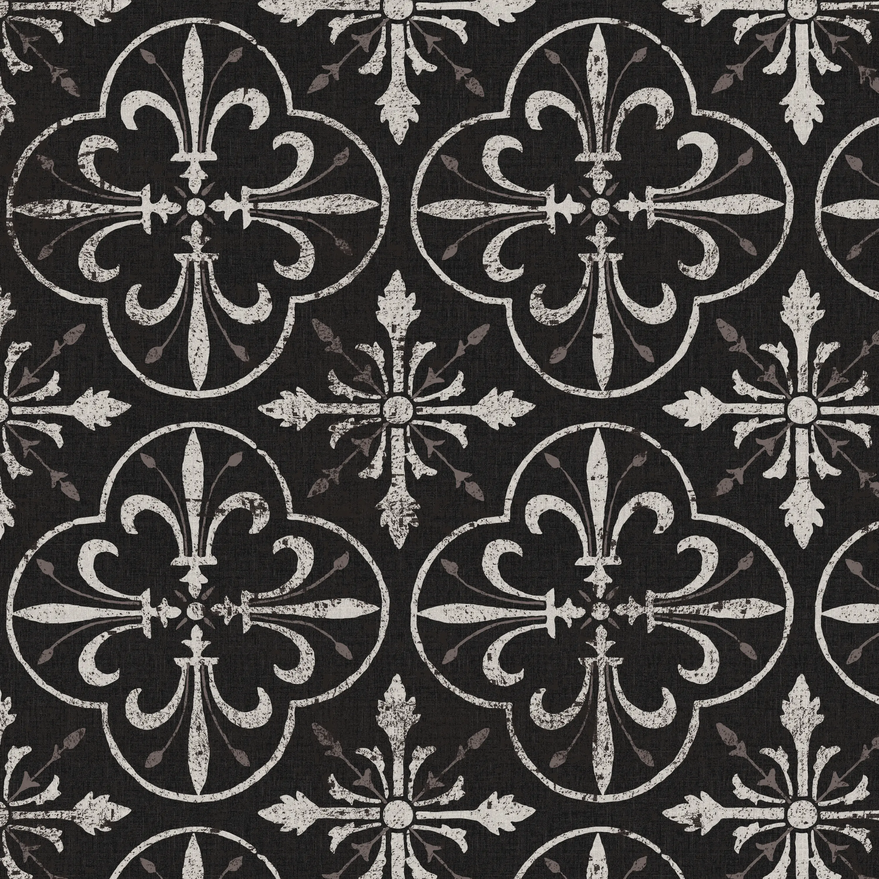 72-1PRSTLBLCOGA Black Paris Tile Swoop Arm Chair-6