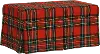8802SKANCSTWRD Mila Red Tartan Plaid Skirted Storage Bench - Skyline Furniture