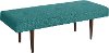 548ZMPCC Zuma Turquoise Flat Bench